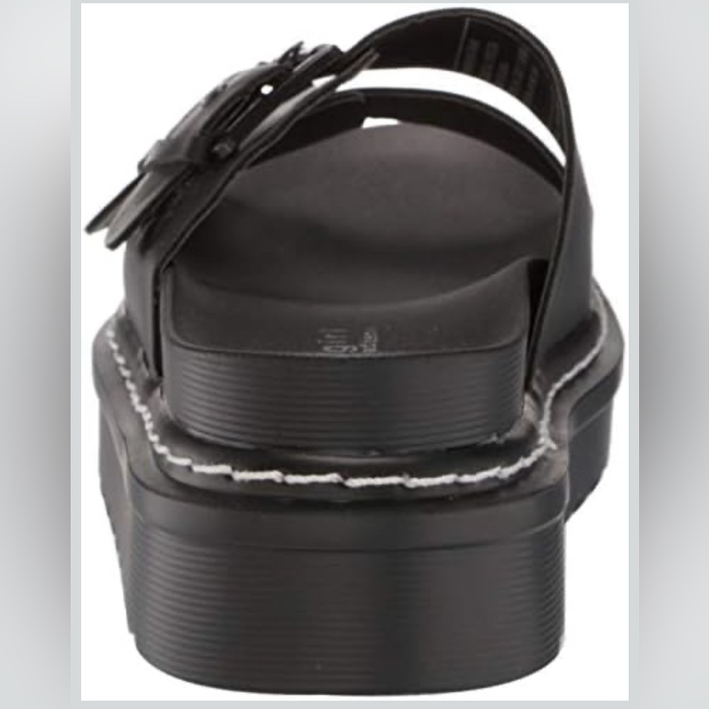 Madden Girl Black Double Buckle Slides - Picture 3 of 5